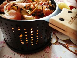 raclette a` la bougie